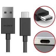 🧼CM For Sony Xperia 1/5III 10II XZ3 XZ2 XZ1 Premium XA1 10Plus Cable Original UCB20 Type C Cord TipoC Fast Charge Phone