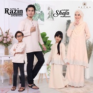 NEW ARRIVAL | FAMILY SET SEDONDON | KURUNG SHAFA,  KURTA RAZIN & BAJU MELAYU AMMAR | NUDE | KURUNG S