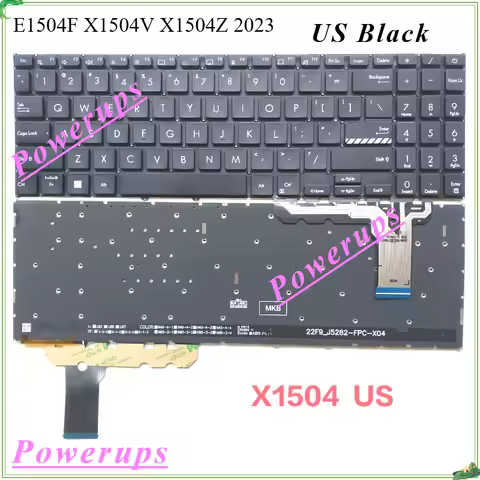 New Laptop US/RU/SP/FR/HB/HU Backlight Keyboard For Asus Vivobook Go15 E1504F 15 2023 X1504 X1504V X