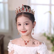 Bridal Tiara Baroque Crown Rhinestone Kids Princess Crown Birthday Party Wedding Hair Accessories