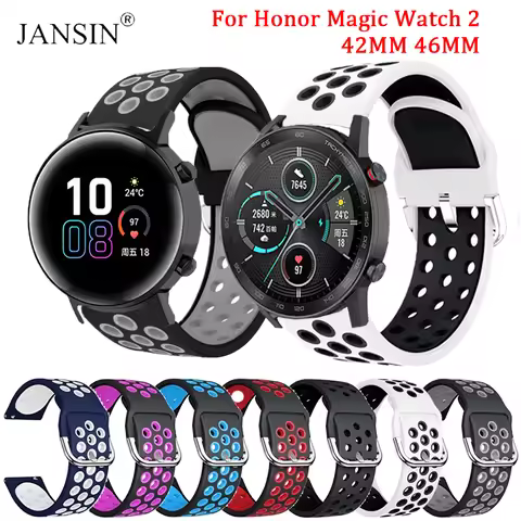 Watchband For Honor magic Watch 2 42mm 46mm Silicone Strap Bracelet For Huawei Honor Magic Watch 2 R