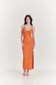 Gigibeachbabes - Hawaiian Knit Dress เดรสยาว ผ้า knit