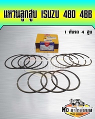 แหวนลูกสูบ 4BD 4BB ISUZU NKR NPR ( 1คันรถ 4 สูบ) ยี่ห้อ NPR