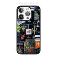 Casing Case iphone 15 14 13 12 11 X Xs Xr 8 7 SE 6 Mini Plus Pro Max Rock Band S911