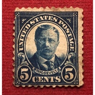 United STATES POSTAGE ROOSEVELT 5 CENTS Stamp