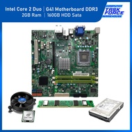 MOTHERBOARD BUNDLE | G41 MOTHERBOARD | CORE 2 DUO | 2GB RAM DDR2 | 160GB HDD | BUILT-IN VIDEO