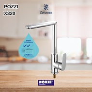 POZZI X320 Chrome Kitchen Sink Tap