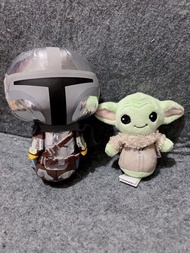 （代購賣$2xx）美國正版貨尾_最後一套☪️‼️ itty bittys® Star Wars™ The Mandalorian™ and Grogu™ Plush, Set of 2 美國Hallm