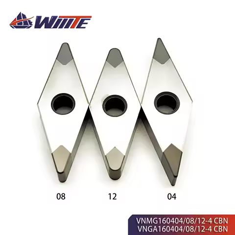 CBN VNMG160404 08 12 VNGA160404 08 12 tool used for turning high hardness materials such as hardened