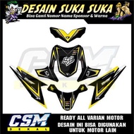 433 MOTORCYCLE DECAL CARBONBEAT STICKER STICKER STRIPING BODY LORENZO 69