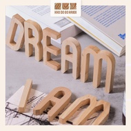 Wooden Wall Letters, Decorative Embossed Letters, Bright Color Decorative Wooden Wall Letters Size 7