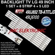 BACKLIGHT TV LED LG 49 INC 49UJ652 49LJ6100 49UJ652T
