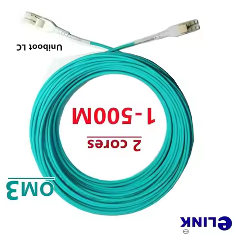 optical Patch Cord OM3 Uniboot-LC Armored 2 cores 1-500M MM 120m 100m 50m 150m 200m 2C ftth jumper 2