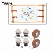 [Yajuyi] 4Pcs Cross Stitch Side Tensioners Clips Sewing Gadgets Reusable Reusable Hand
