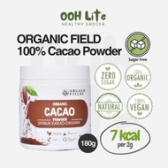 [UNSWEETENED] Organic Field Cacao Powder 180g - Sugar Free, Cocoa, Baking, Chocolate Drink, No Sugar