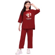 Merdeka Anomali Suit Children's Independence Clothes Girls Age 11 8 10 2 12 Years T-shirt Tungtung S