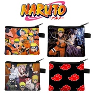 Naruto Wallet Anime Zipper Wallet Cartoon Children's Wallet Coin Paper Currency Storage Bag Card Bag