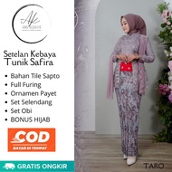 Safira Tunic Kebaya Suit Free Hijab | Graduation Kebaya | Application Kebaya Set | Modern Kebaya | Invitation Dress 2024