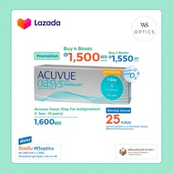 Wsoptics - Acuvue Oasys 1Day for Astigmatism (1 Box : 15 Pairs)