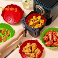 [TinChingS] Air Fryer Silicone Basket Reusable Silicone Mold For Air Fryer Pot Oven Baking Tray Fried Chicken Mat Air Fryer Accessories [NEW]