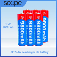 AA rechargeable 1.5V 9800mAh 1.5V New Rechargeable AA battery for led light toy Camera Microphone ba