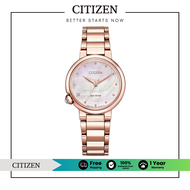 CITIZEN L Eco-Drive EM0912-84Y Lady Watch ( นาฬิกาผู้หญิงพลังงานแสง )