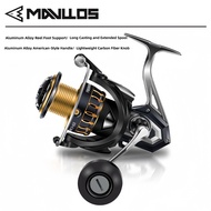 Mavllos AS Metal Spinning Reel 3000/5000/7000, 10KG Brake Force, 5+1 Bearings, 24 Variants, Sea Lion