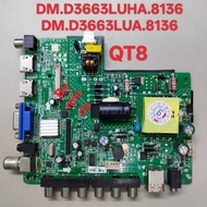 32" / 40"- 43" QT8 DM.D3663LUHA.8136 / DM.D3663LUA.8136  MAINBOARD/MOTHERBOARD  TV ORIGINAL CB