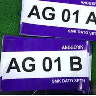 Nombor bib perlumbaan/Bib Peserta larian/Racing bib number custom.