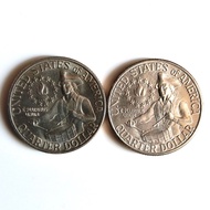 *Discounted* <美國錢幣> 1976 US Washington Quarter "Bicentennial" ¼ Dollar Copper-nickel clad Copper (P 