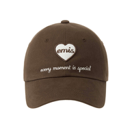 Emis Heart Wappen Ball Cap emis cap 24New แท้ พร้อมส่ง หมวกเบสบอล สไตล์คู่รัก