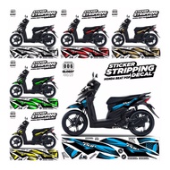 Striping/decal/honda beat pop Sticker/beat pop Motorcycle Variation Accessories