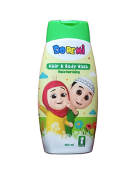 Doremi Kids Hair and Body Wash Anak 200 ml Botol Nusa Rara Sabun Shampo Anak