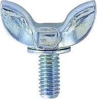 TRUSCO B36-0508 Press Wing Bolts, Unichrome, Size: M5 x 0.3 Inches (8 mm), Pack of 20