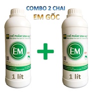 Combo 2 chai Chế phẩm sinh học EM gốc Đại Học Nông Nghiệp 1 Hà Nội. Từ 1 lít EM gốc sản xuất ra 40 l