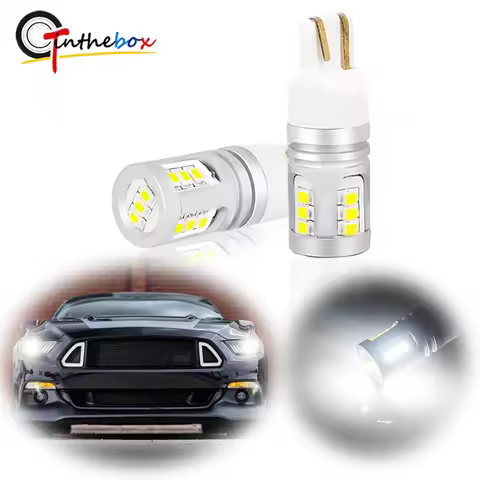 2PCS Error Free CAN-bus T10 168 194 15-SMD LED Side Marker Light bulbs For Mercedes Benz W211 W221 W