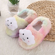 bedroom slippers men slippers slippers for women New Supply Children Colorful Plush Cotton Slippers 