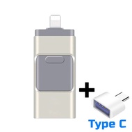 ต้นฉบับ Pendrive สำหรับ Iphone 32Gb 64Gb 128Gb หน่วยความจำ256Gb 12 Type Iphone ไดรฟ์ C แท่ง Usb X Lightning สำหรับ Flash 14