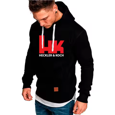 2025 H&K Heckler Koch Hoodie Hooded pullover Outdoor Shooting HK MP5 G3 G36 USP Pistol Punisher XM25