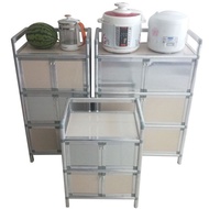 Cupboard Home Kitchen Cabinet Storage Cabinet Simple Stove Storage Cabinet Simple Assembly Food Cupboard