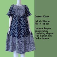 daster kirania Canda Karin cantik wanita dewasa busui batik cap non kencana ungu kuda mas monellina 