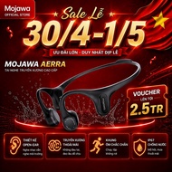 Mojawa Aerra Bone Conduction Headphones Black, Bluetooth 5.2, 8h Battery, Running and Gym Bone Condu
