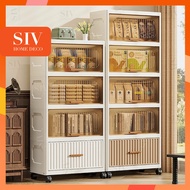 SIV 40-60cm Durabox Cabinet Drawer Flip Top Storage Plastic Wardrobe For Toy Clothes Home Organizer