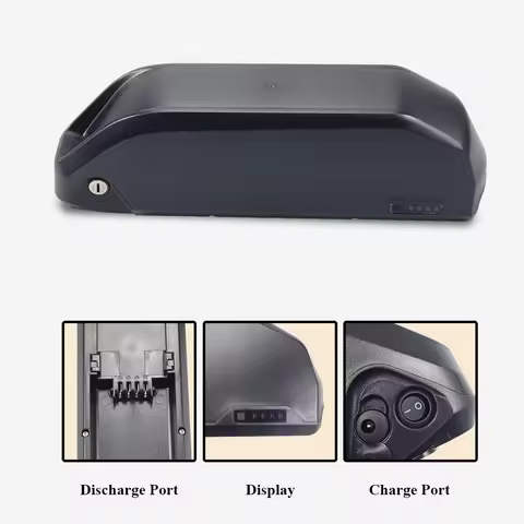 48V Downtube e-bike battery 13ah 15ah 17.5ah for Yadea Trooper 01 Cocoa Eltreco BRO Electric Bike