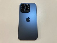 不議價 iPhone 15 pro 128gb 藍色 eSim + 一張實體sim 電池100%充電4次 what app 6497 6645 .14天退換