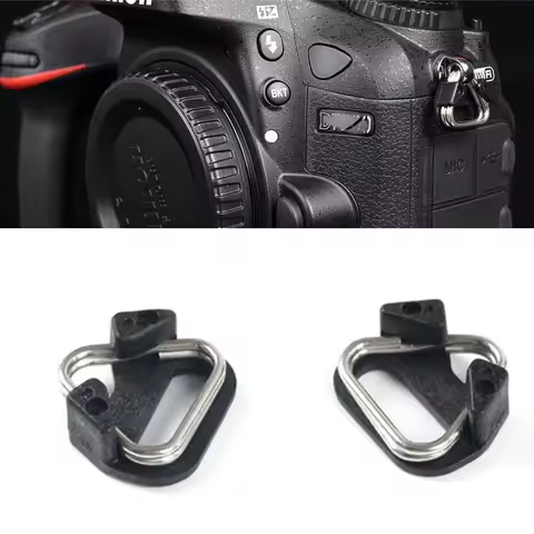 2Pcs Camera Lug Ring Camera Strap Triangle Split Ring Hook for Fujifilm Lecia Nikon Canon Sony Olymp