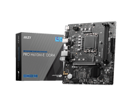 MSI PRO H610M-E DDR4 LGA1700 Micro-ATX Motherboard PCIe 4.0 M.2 HDMI VGA