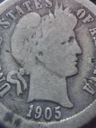 1905 年 1  DIME 大約  1.8  cm   美國