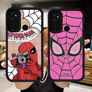 Q44 Spider-man soft Casing for Realme C2 Narzo 10A C17 7i C75 10 5i 9i 6i 20A 5 5s C2s 14 14X 14T C7