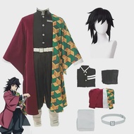อะนิเมะ Demon Slayer: Kimetsu ไม่มี Yaiba Tomioka Giyuu Kospay Kostuum Accessoires กางเกงเครื่องแต่ง